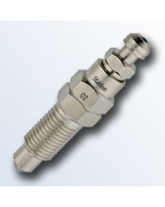 Entlüftungsventil Stahlbus 3/8 Zoll-24UNFx22mm (L), Stahl - 100 50 126