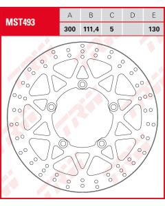 Bremsscheibe Lucas Ø 300  - MST 493 