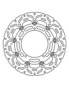 Bremsscheibe schwimmend sportiv TRW-Lucas Ø 310 - MSW 242RAC