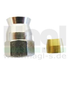 Verschraubung mit Quetschhülse Allegri- Stahl, 5 St.-Beutel - 06606060