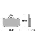 Bremsbelag Brembo Sinter ECE-R90 Off-Road - 07GR20SD