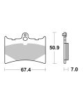 Bremsbelag Brembo Sinter ECE-R90 Racing - 07GR56SR