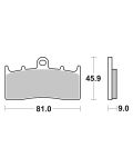 Bremsbelag Brembo Sinter ECE-R90 Racing - 07GR62SR