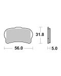 Bremsbelag Brembo Carbon-Keramik ECE-R90 Road - 07GR84CC