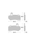 Bremsbelag Brembo Sinter ECE-R90 Road - 07HD17SP