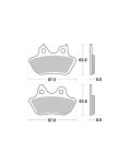 Bremsbelag Brembo Carbon-Keramik ECE-R90 Road - 07HD18CC