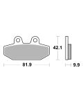 Bremsbelag Brembo Carbon-Keramik ECE-R90 Road - 07HD23CC