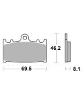 Bremsbelag Brembo Carbon-Keramik Racing - 07KA13RC