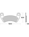 Bremsbelag Brembo Sinter ECE-R90 Off-Road - 07PO17SD