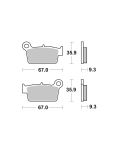 Bremsbelag Brembo Carbon-Keramik ECE-R90 Road - 07YA41CC