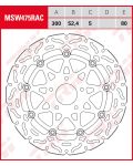 Bremsscheibe racing schwimmend - MSW 475RAC