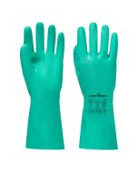 Nitril-Chemikalienschutzhandschuhe, XL, grün - PSA-A812-XL-GN